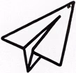 Papierflieger Icon