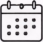 Gezeichneter Kalender
